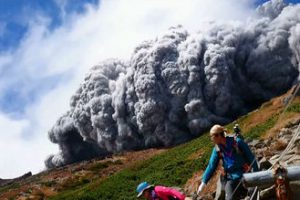 御嶽山　噴火の瞬間