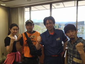 藤木町長とTSUNAGARI勝又さんの写真